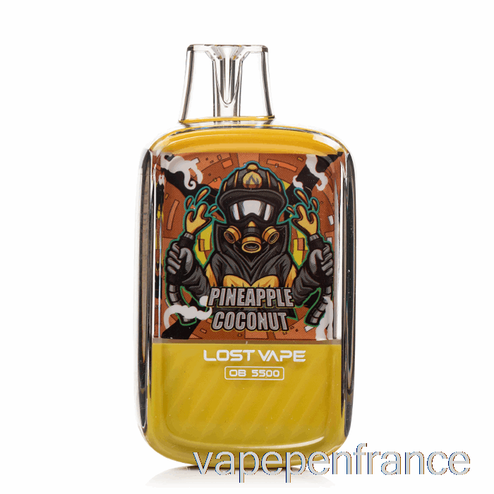 Stylo Vape Jetable à L'ananas Et à La Noix De Coco Perdu Vape Ob5500